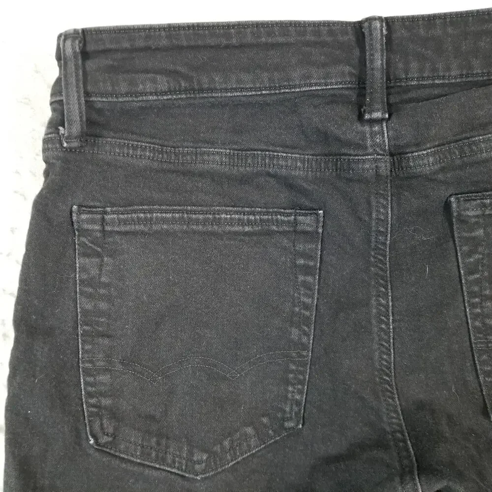 American Eagle jeans mens 31x30 straight fit Airflex+ black‎ stretch denim pants